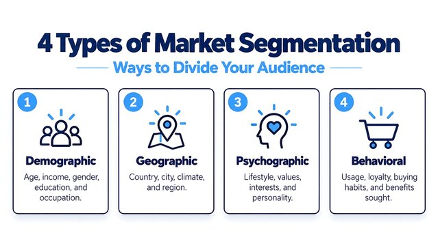4 Types of Market Segmentation