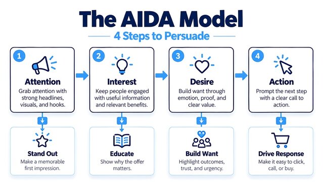 The AIDA Model: 4 Steps to Persuade
