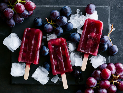 grape flavored popsicle