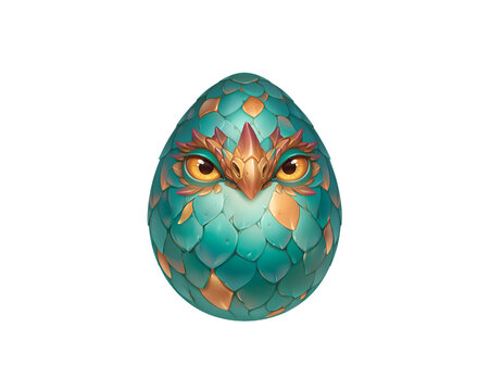 Fierce dragon egg ready to hatch