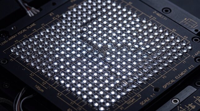 Optical Microlens Array for Advanced Technology Research