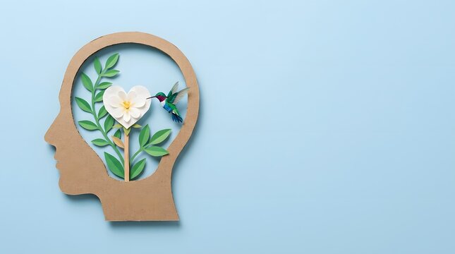 Cultivating inner peace exploring the connection between mental wellness growth and the beauty of nature's resilience