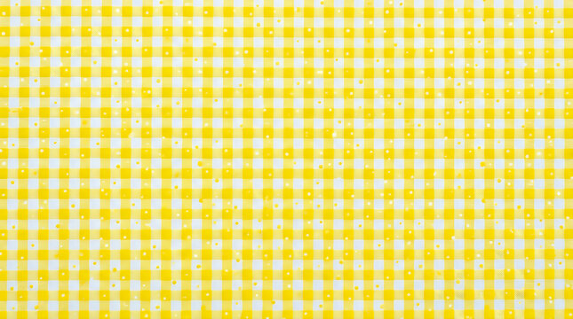 Abstract bright yellow and light green checkered grid pattern background