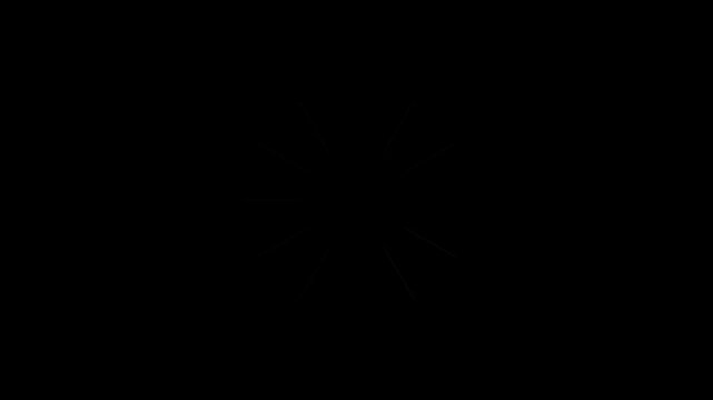 Shiny circle burst loop animation, firework sparkle blast with glowing line explosion, 4k resolution featuring ellipse blast outburst line effects for a clean black screen background.