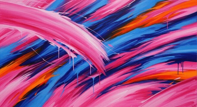 Dynamic abstract swirls of vibrant cosmic energy
