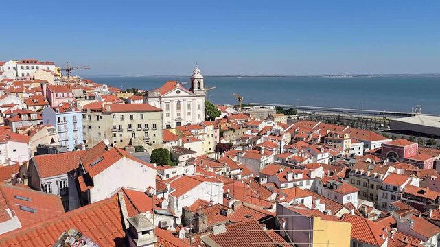 Aerial view of Lisbon, Portugal