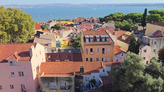 Aerial view of Lisbon, Portugal
