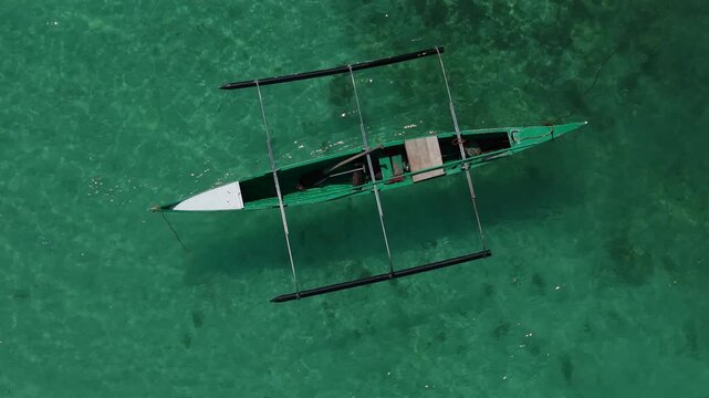 El Nido, Jade Boat, Coron Hill, Philippines. Aerial View. Video