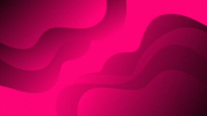 Vibrant hot pink and dark magenta wavy fluid abstract background with noise texture, modern smooth liquid curves for dynamic graphic design projects and striking contemporary web aesthetics © Sumon Ahmed