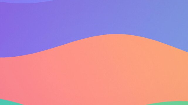 Soft liquid wave gradient background loop with horizontal motion