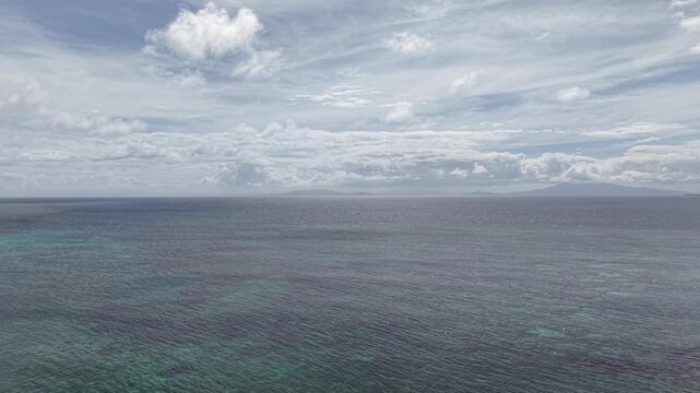 Philippines. Ocean and calm, Aerial View. Video