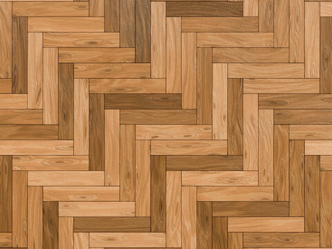 Seamless wooden parquet floor texture with herringbone pattern