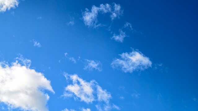 A plane flying in a clear blue sky, ideal for travel, adventure, or aerial views