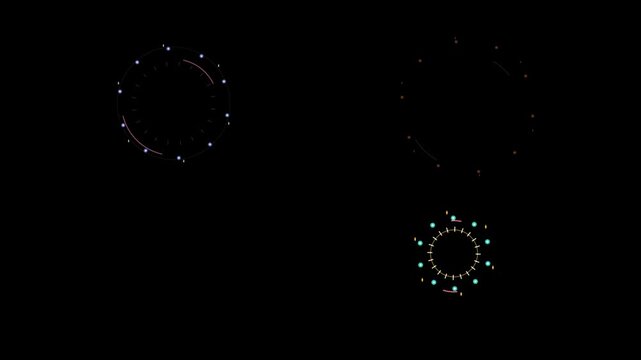 Abstract Minimalist Shape Burst Accent Elements with Seamless Loop Utility for Social Media Motion Design Toolkit