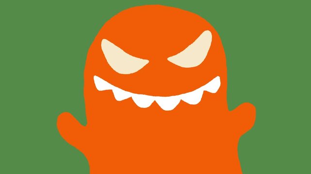 Spooky Halloween themed animation with a dark and eerie visual style on a green screen background. Perfect for Halloween videos, horror content, seasonal promotions, social media, parties, and creativ