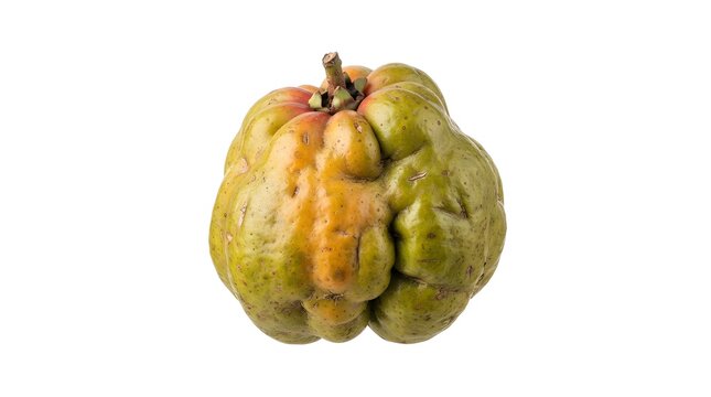 Fresh Ripe Jocote de Fraile Fruit Isolated on White Background, Tropical Fruit Photography for Culinary and Healthy Food Concepts