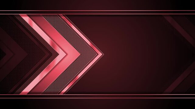 Dark luxury background with layered chevrons and dotted texture animation