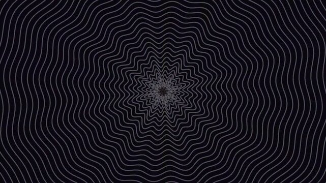 Psychedelic optical illusion