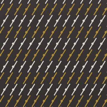 Soft charcoal and gold batik pattern background seamless loop
