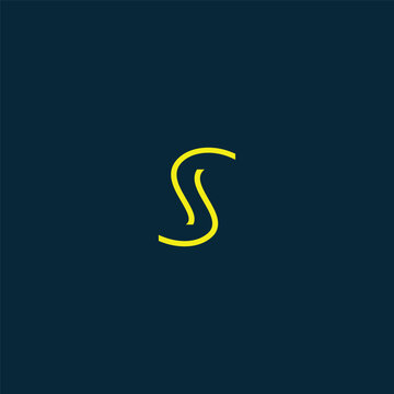 Simple S letter logo.
