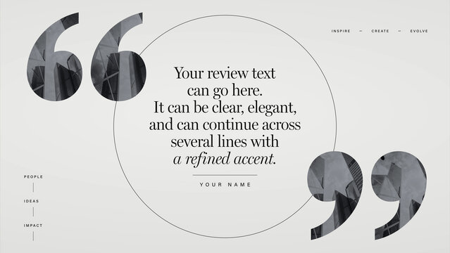Editorial Quote Architecture Horizontal