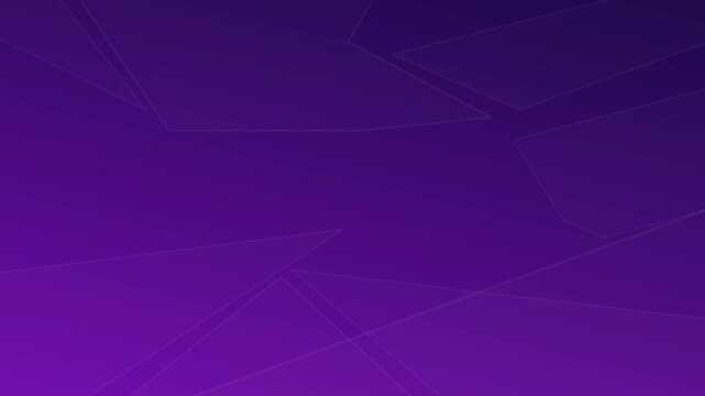 Abstract purple polygon grid lines drifting slowly, seamless loop digital motion graphics background with subtle perspective, futuristic tech network texture for corporate titles, presentations, and t