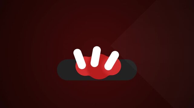 Stylized monster teeth icons in a grid over a dark background