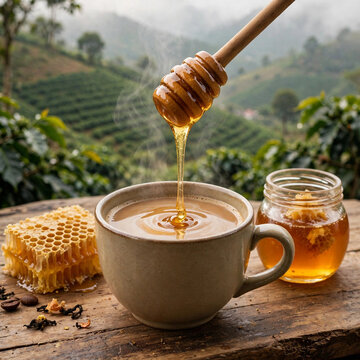Vietnamese Buon Ma Thuot Arabica Honey Milk Coffee C&agrave; Ph&ecirc; Sữa Arabica Bu&ocirc;n Ma Thuột Vị Mật Ong