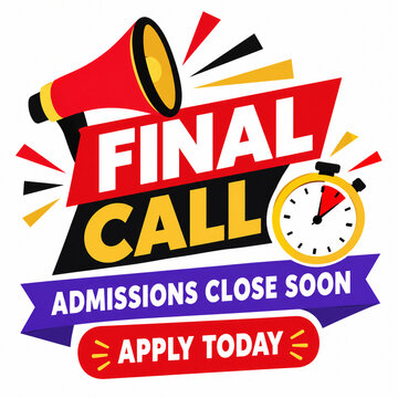 Final Call Education Promotion Banner Illustration