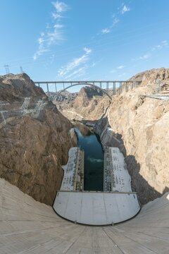 Hoover Dam, Lake Mead Recreation Area, Arizona, Nevada, USA