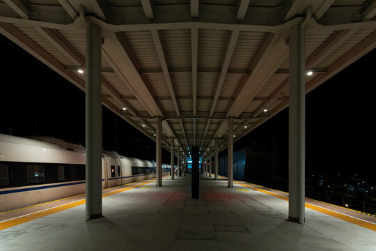 Modern railway station