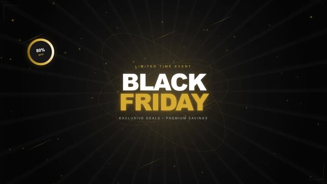Black Friday video animation