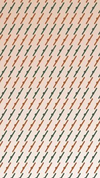 Looping terracotta batik pattern background with slow zoom motion