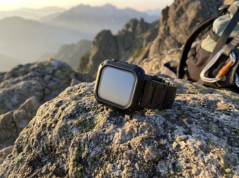 Rugged Black Tactical, Black Tactical Smartwatch, Tactical Smartwatch Resting