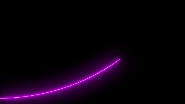 2032 futuristic aqua neon growth curve animation 4k, Abstract aqua laser growth chart with 2032 text animation on black background.