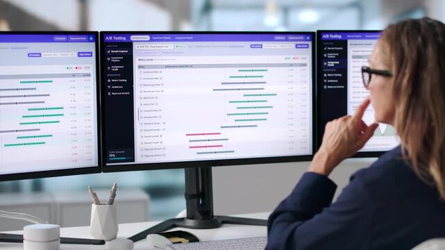 Product Manager Analyzing A B Testing Results