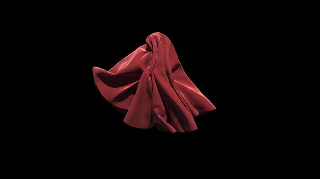 a dancing cloth animation