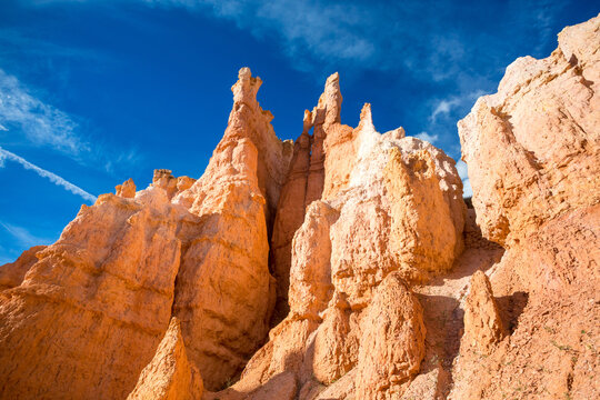 Rock formations along the Queen's Garden Trail in Bryce Canyon National Park, Utah