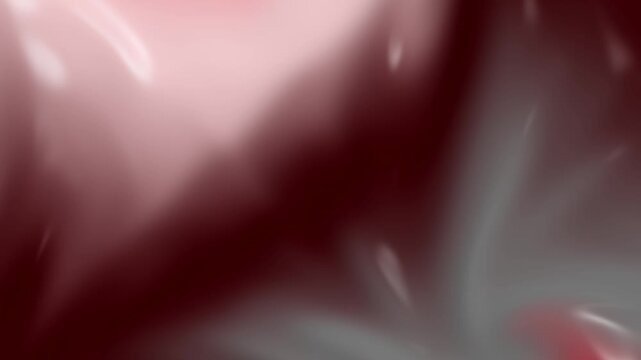 Red silk cloth waving smoothly in gentle wind creating elegant glossy folds and soft lighting motion footage clip for luxury background design projects
