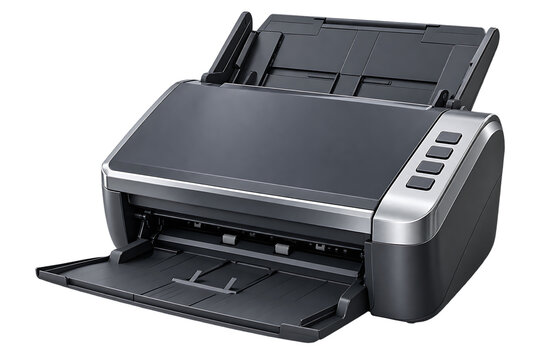 Document scanner desktop machine for digitizing paper files and photos