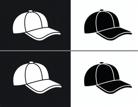 set of baseball caps