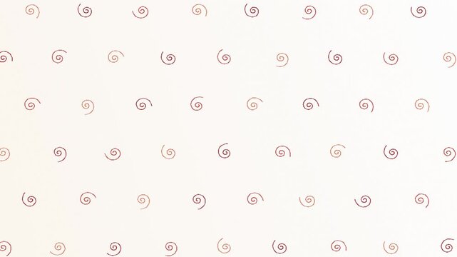 Soft coral nautilus shell pattern background seamless loop