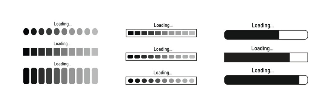 loding animation on a Blck background.Beautiful Loading icon animation.loading progress bar loading animation,