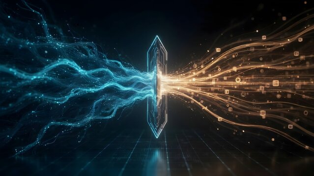 Massive digital information flow encountering a narrow intelligent processing bottleneck