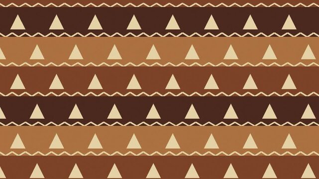 Soft desert aztec pattern background seamless loop