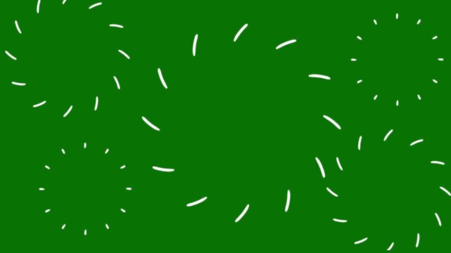 Elegant light burst animation for festive green background, shiny sparkle lines, seamless loop line shape blast animation, 4k line blast movement of modern fireworks explosion