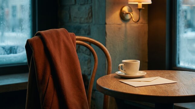 Warm cafe corner offers a pause from winter utility costs