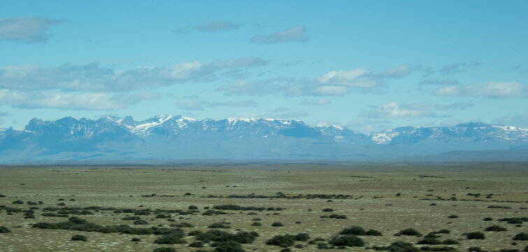 Mountain with snow on top