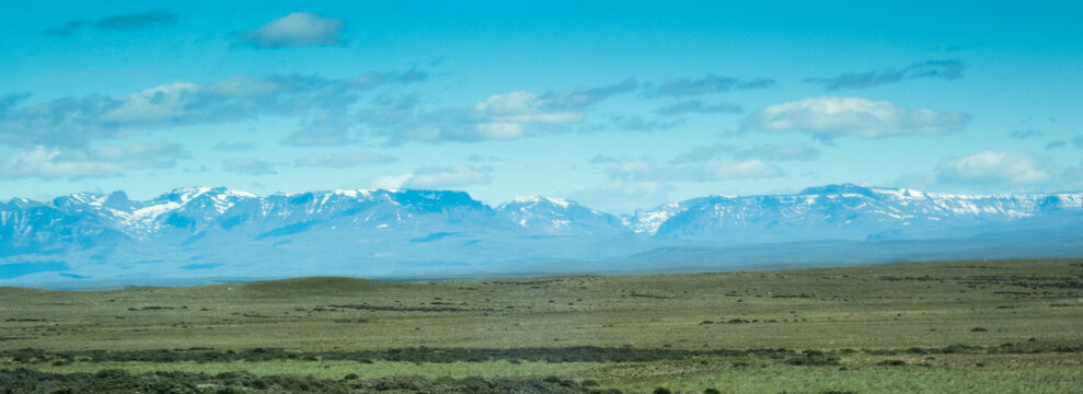 Mountain with snow on top