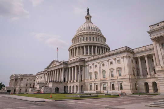 East side of the United States Capitol seen from the plaza, Washington, DC, United States